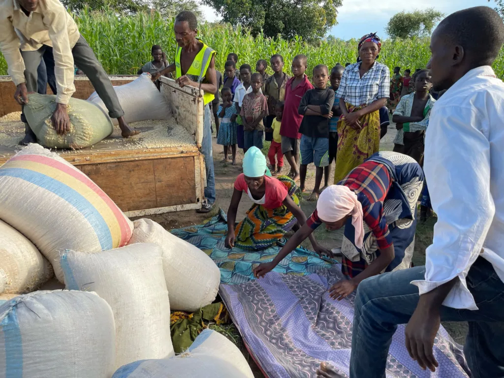 Corn Distribution in Muheriwa