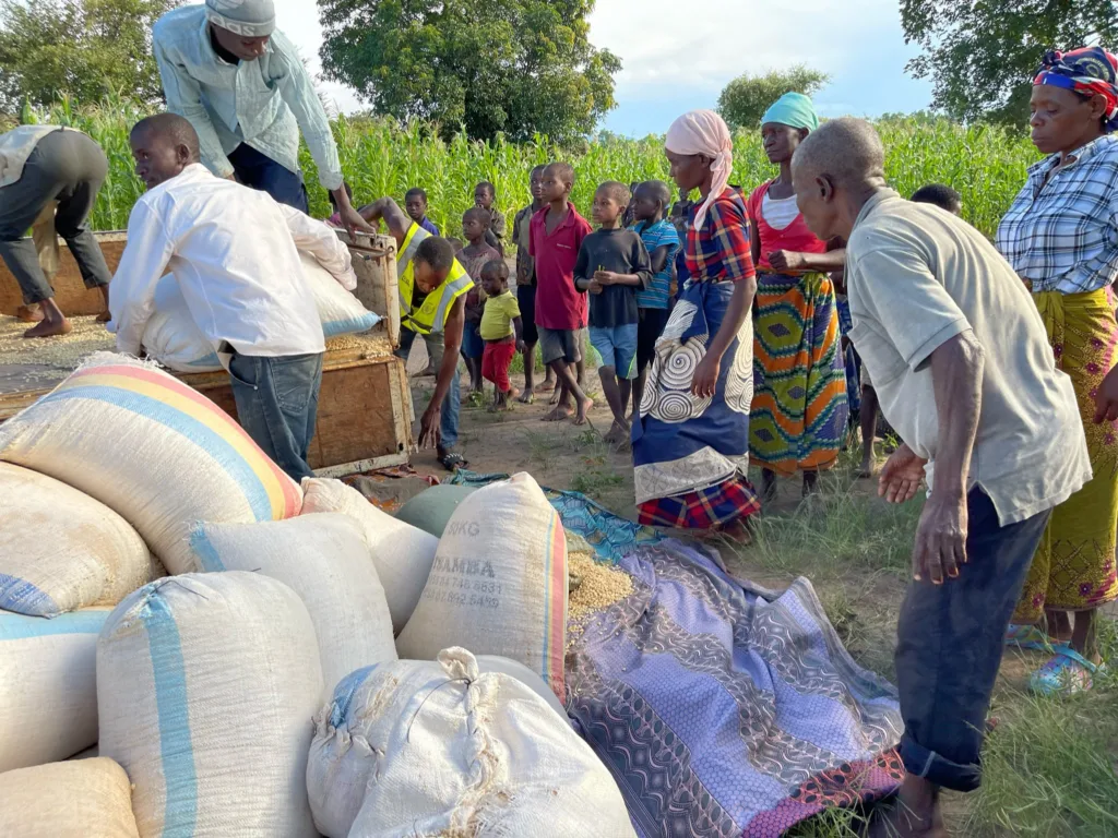Corn Distribution in Muheriwa