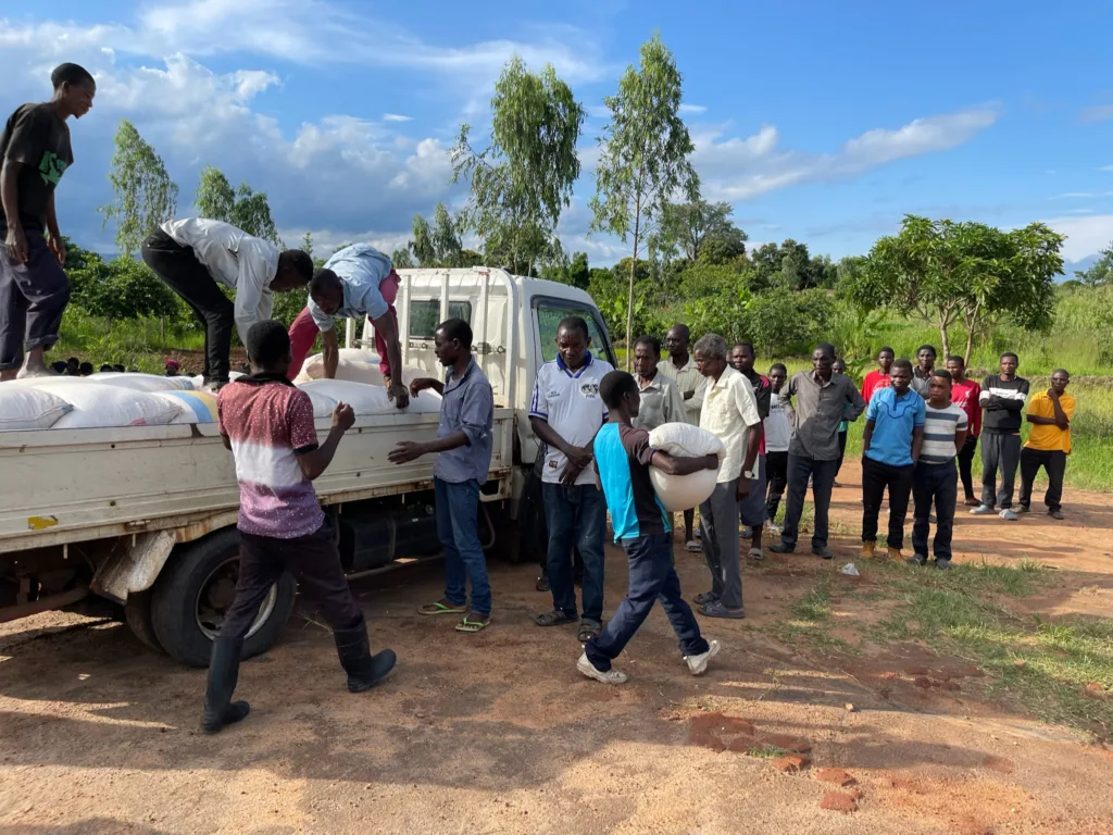 Corn Distribution in 5 villages